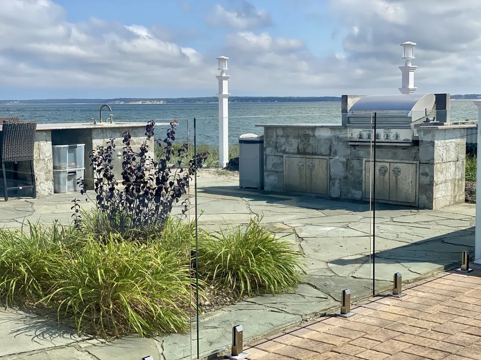 Frameless Glass pool fence option in Suffolk County