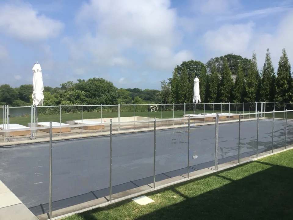 4' Guardian Vanishing Pool Fence — Hayground, Southampton, NY